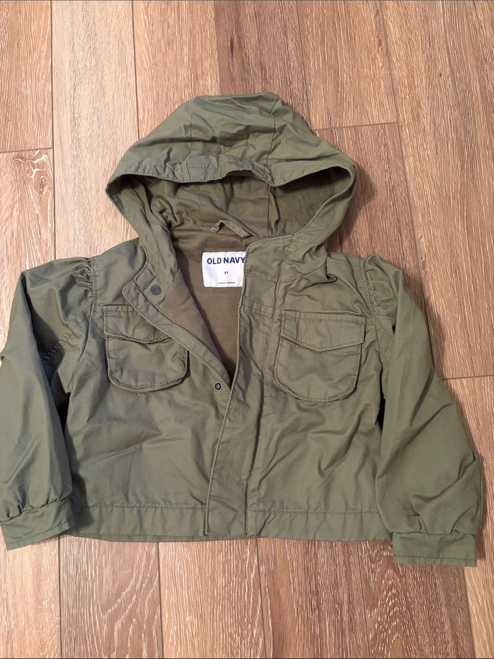 Old Navy Olive Green Hooded Jacket